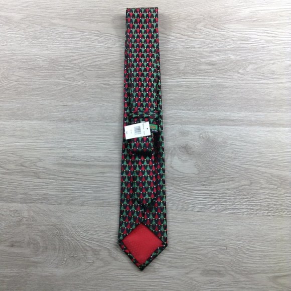 Hallmark Black Christmas Trees Tie - Picture 2 of 3